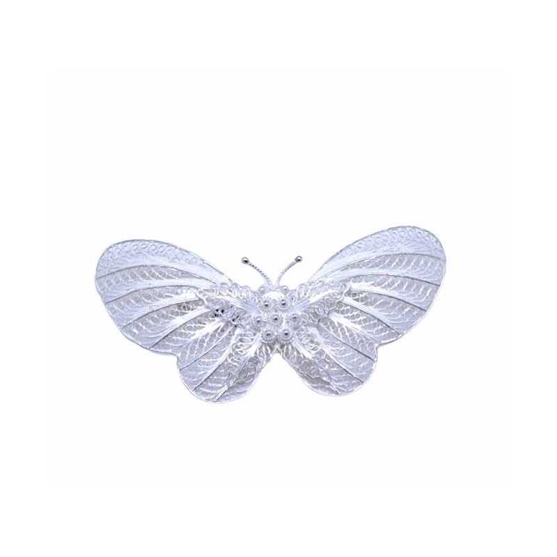 Broche filigrana Mariposa Plata 925