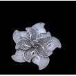 Broche filigrana Flor Plata 925