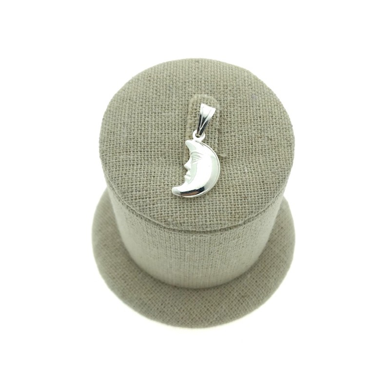 Colgante Luna Plata 925 
