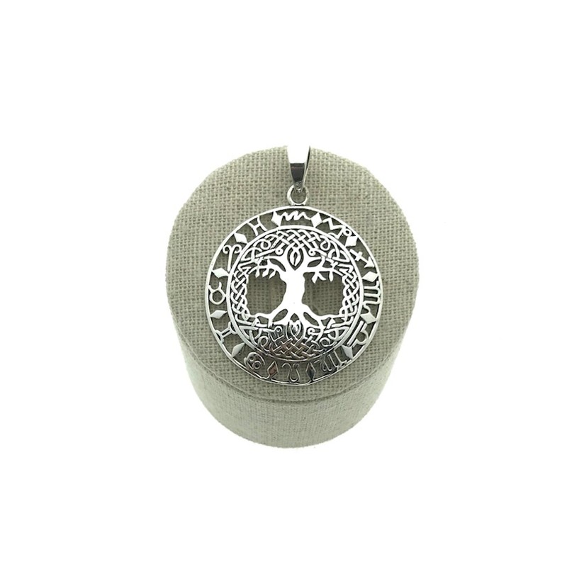 Colgante Arbol de la Vida Plata 1ªLey 925mm