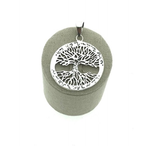 Colgante Arbol de la Vida Plata 1ªLey 925mm