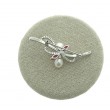 Broche Circonitas y Plata 1ªLey 925mm