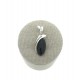 Colgante Azabache y Plata 925mm