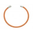 Pulsera plata 925 Naranja 