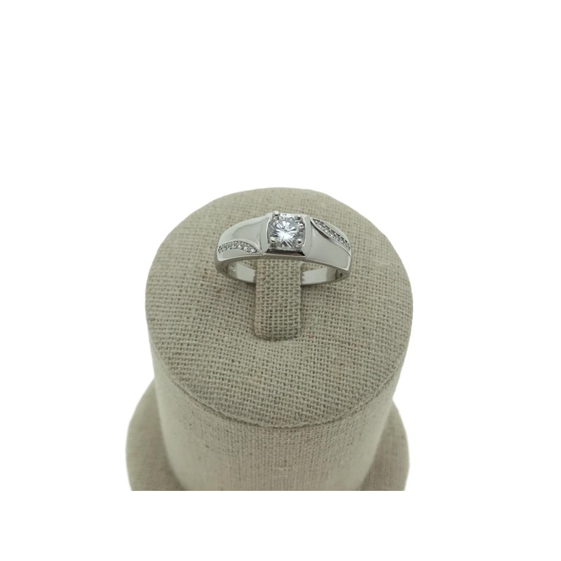 Solitario plata 925 