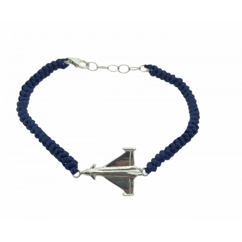 Pulsera plata 925 Eurofighter 