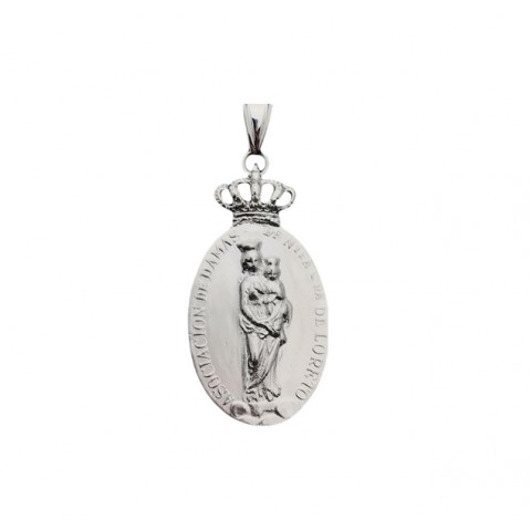 Medalla Nuestra Señora del Loreto Plata 925