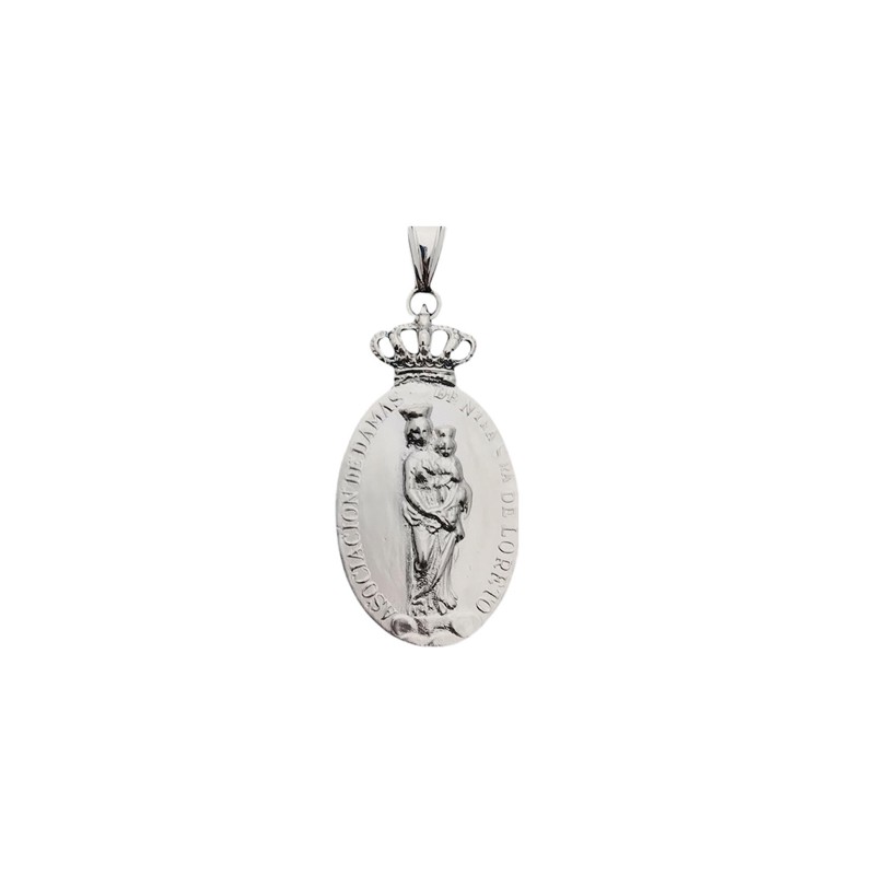 Medalla Nuestra Señora del Loreto Plata 925