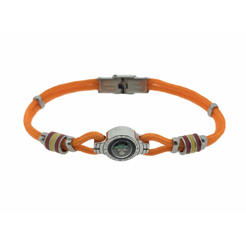 Pulsera Acero Brújula  ESP cuerda