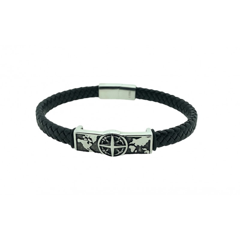 Pulsera acero mundo