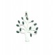 Colgante árbol de la vida piedra plata 925 