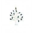 Colgante árbol de la vida piedra plata 925 