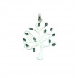Colgante árbol de la vida piedra plata 925 
