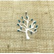 Colgante árbol de la vida piedra plata 925 