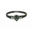 Pulsera acero lobo 