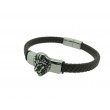 Pulsera acero lobo 