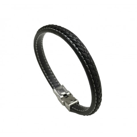 Pulsera acero negra