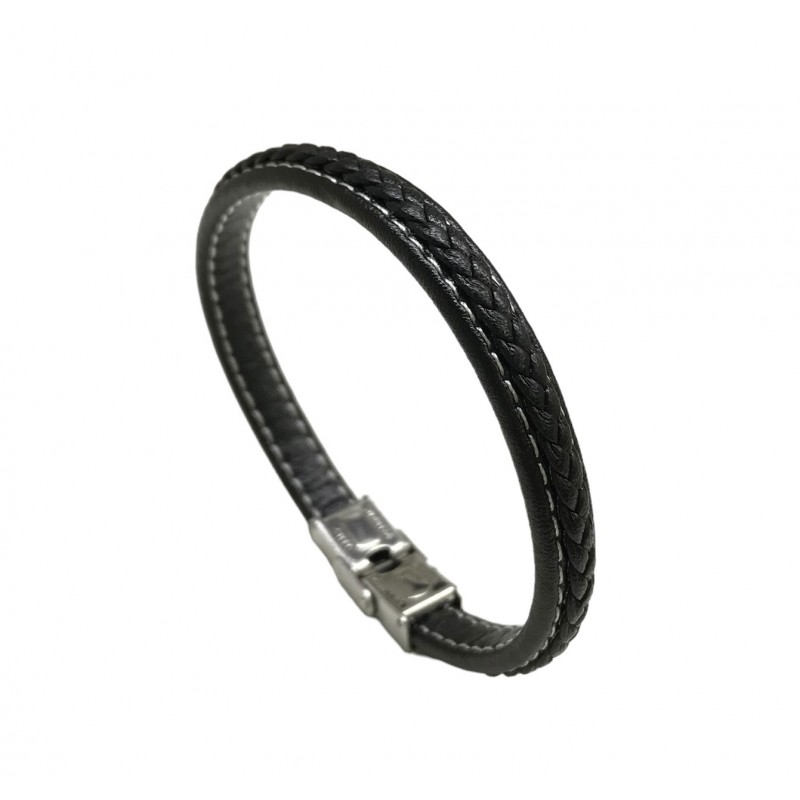 Pulsera acero negra