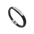 Pulsera Acero Placa negro