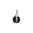  Mariquita grande  plata 925