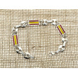 Pulsera Calabrote 3 Bandera ESP Plata 925