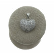  Corazón circonitas blancas  y Plata 925