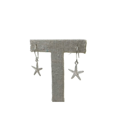 Pendientes Estrella de mar Plata 925 