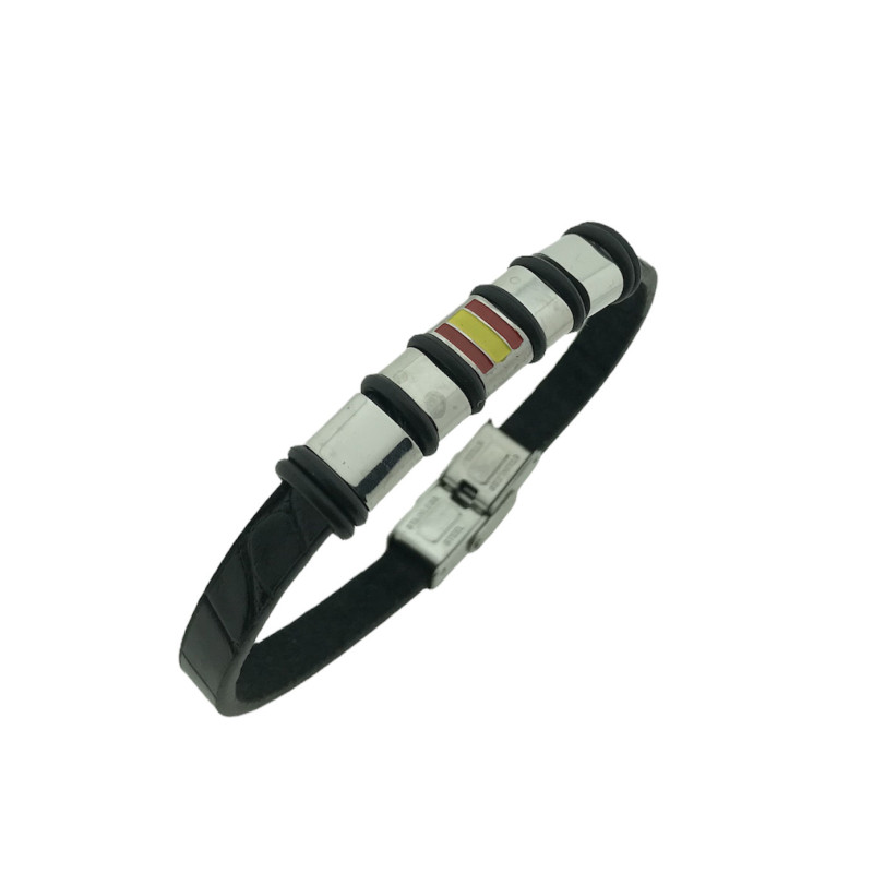 Pulsera Acero España negro 