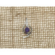  Colgante Circonitas y  Plata 925 Amatista 