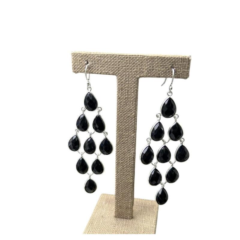 Pendientes piedra onix  Plata 925 