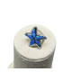 Sortija estrella mar grande  Plata 925 opalina 