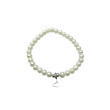Pulsera perlas y chapa con inicial