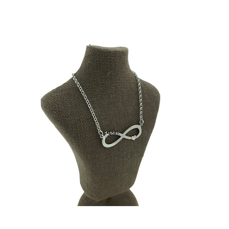 Infinito pequeño personalizado Plata 925mm