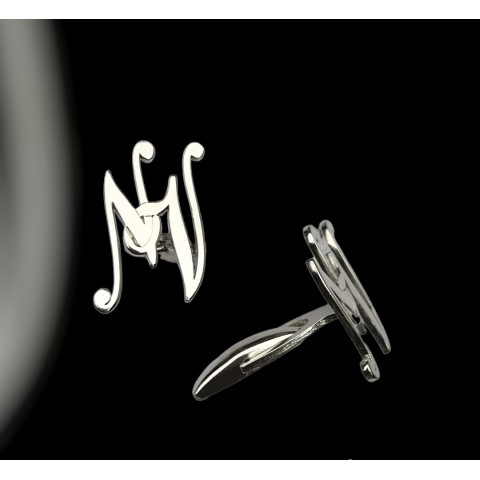 Gemelos Plata Personalizados 925 