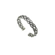 Brazalete Plata 925 trenzado 