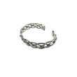 Brazalete Plata 925 trenzado 