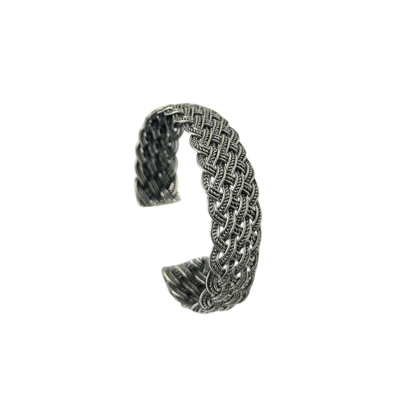 Brazalete ancho Plata 925 