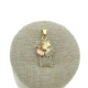 Colgante Flor tricolor Oro 18K