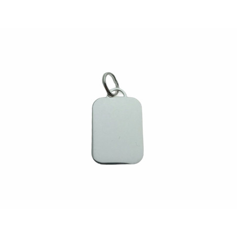 COL085 Chapa Rectangular Plata 925