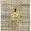 Colgante Nacar Oso Calado Oro 18K