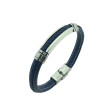 Pulsera acero azul