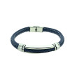 Pulsera acero azul