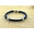 Pulsera acero azul