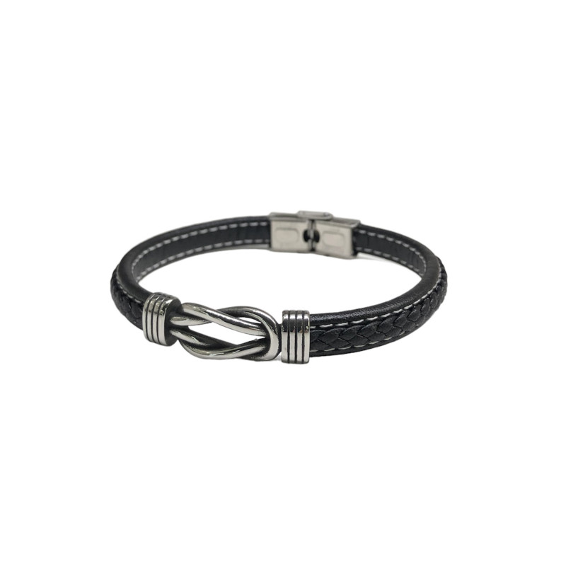 Pulsera acero negra
