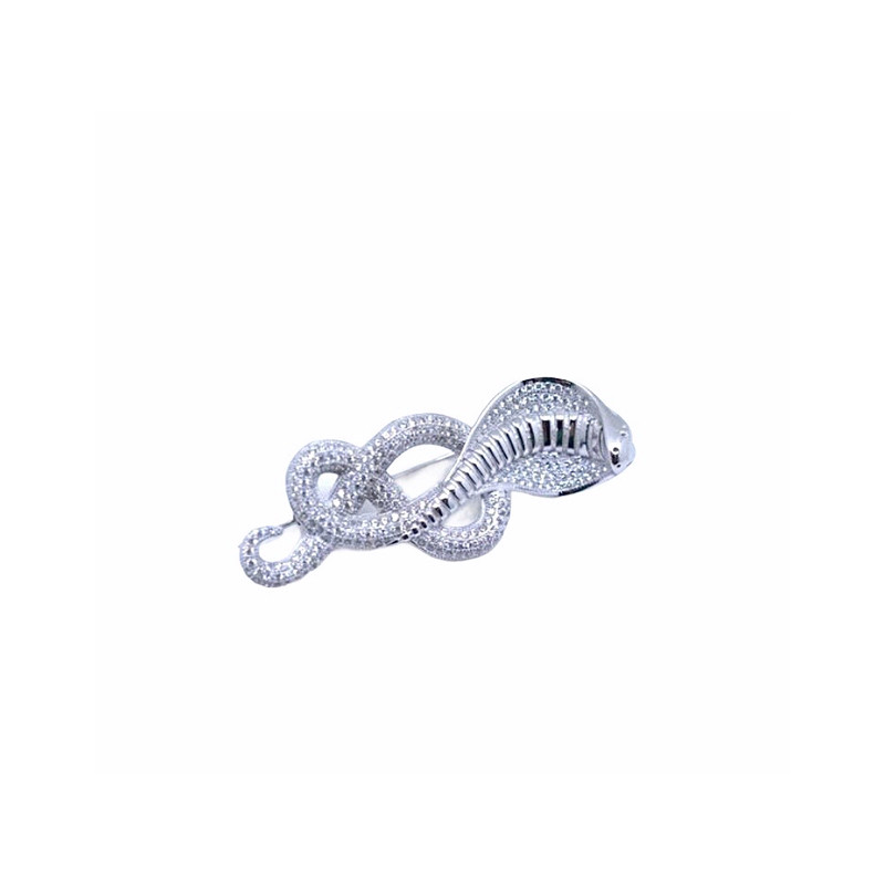 Broche Cobra y Plata 925