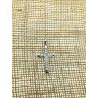 Cruz Circonitas y Plata 925 Blanca 