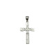 Cruz circonitas y plata 925 