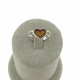 Sortija corazón  ambar y plata 925 