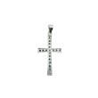 Cruz Circonitas y Plata 925