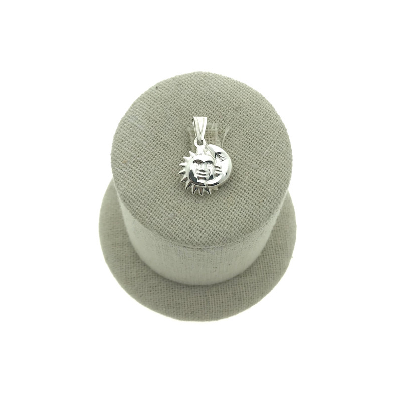 Sol y Luna Colgante  Plata 925